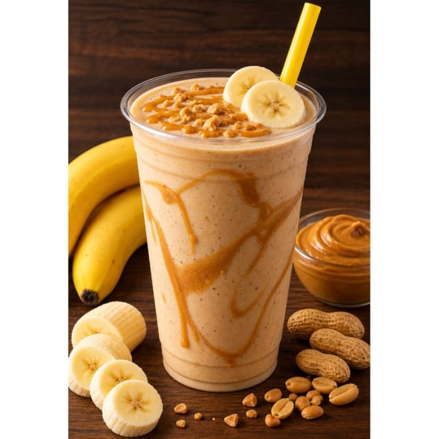 Peanut Butter Banana Smoothie.