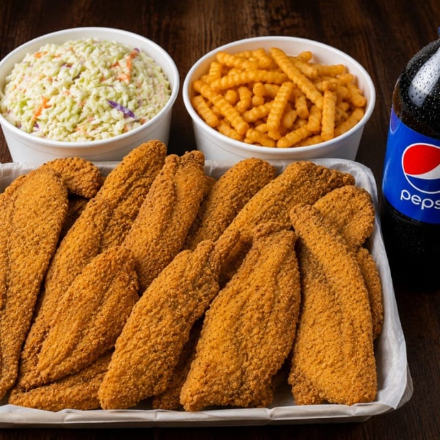 12 Pcs Fried Whiting.