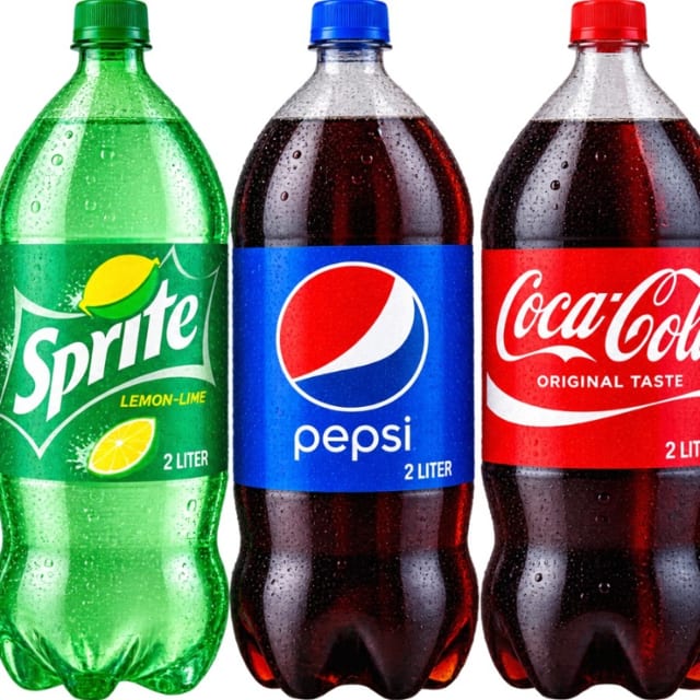 2 Litre Sodas.