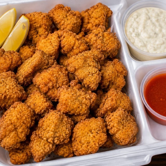15Pcs Catfish Nuggets.