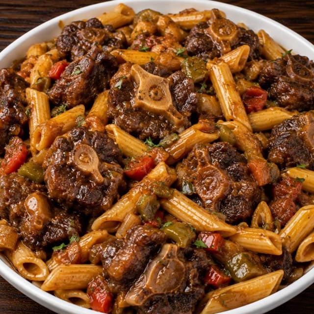 Oxtail Rasta Pasta.