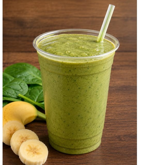Banana Spinach Smoothie.